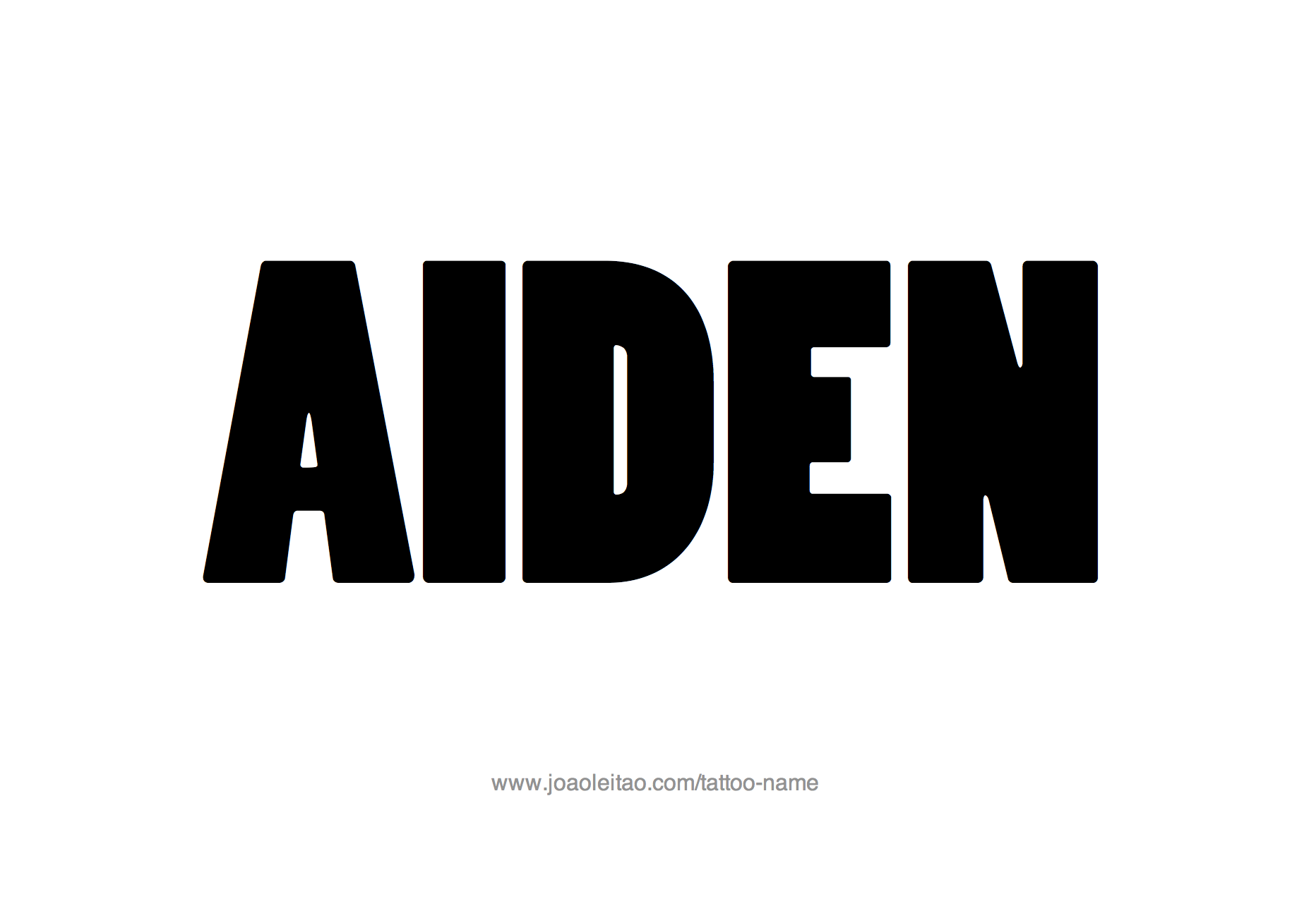 aiden-name-tattoo-designs